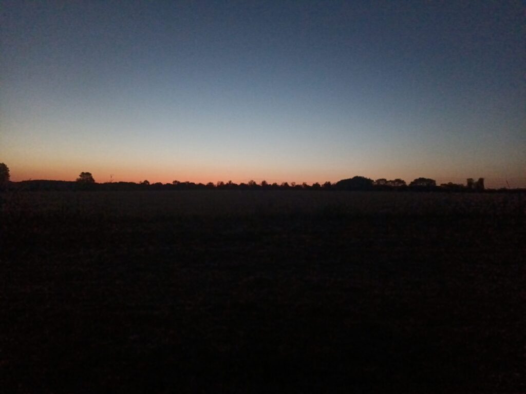 Le levé du soleil à 06h